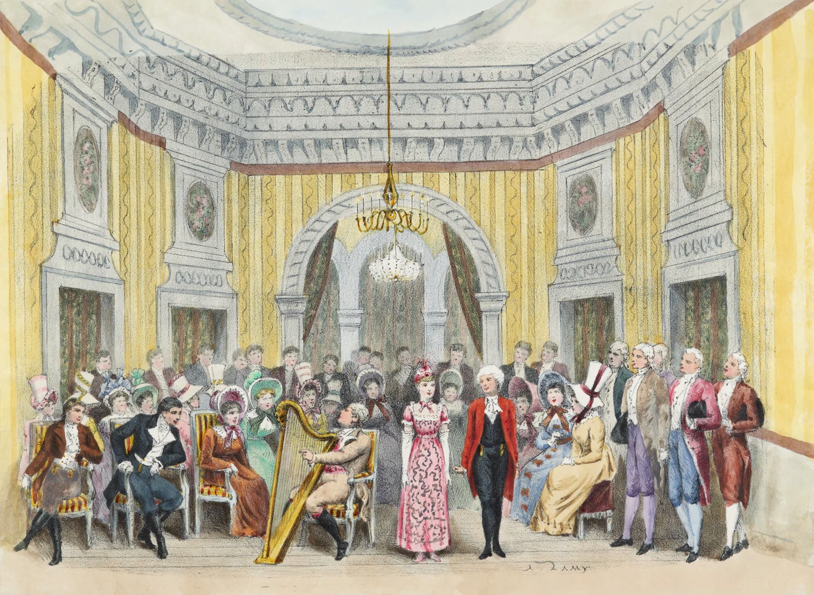 1881 illustration of Olympia from The Tales of Hoffmann